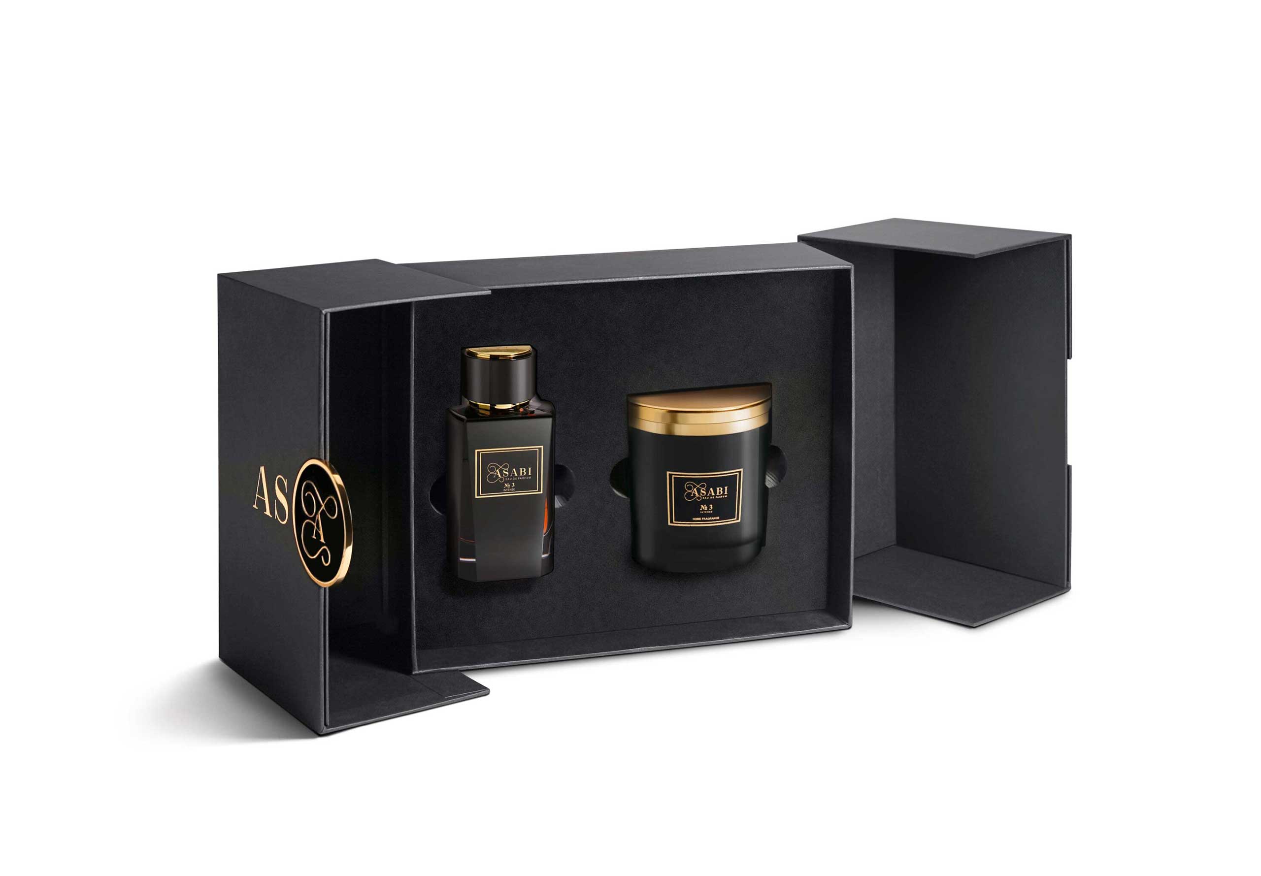 Nº 3 Intense Set – Eau de Parfum 100 ml & Duftkerze